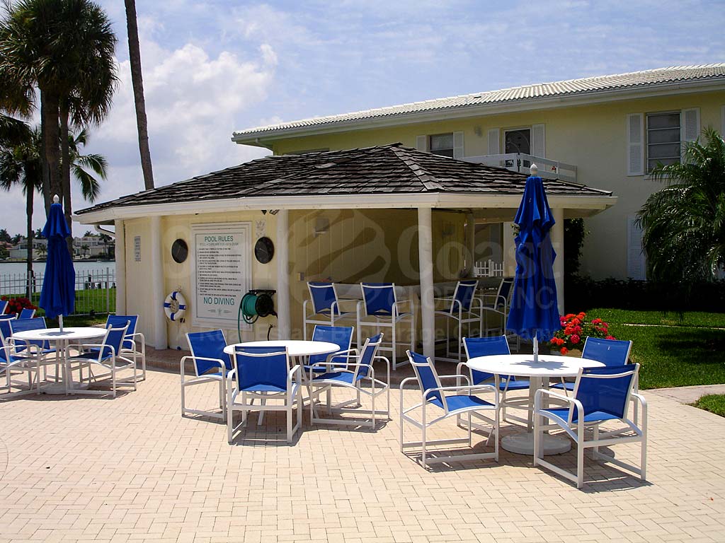Executive Club Community Pool and Sun Deck Furnishings